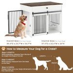 Stylish Wooden Dog Crate with Sliding Doors