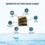 Fish Skin Jerky Cubes for Dogs - Healthy Treats
