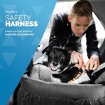 Cozy Dog Car Seat with Safety Leash - Grey