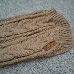 Cozy Knit Puppy Sweater - Brown Small Jumper