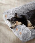 Feandrea Orthopedic Large Dog Sofa Bed, Grey