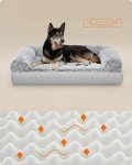 Feandrea Orthopedic Large Dog Sofa Bed, Grey