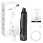 Rechargeable Dog Nail Grinder with LED & 6 Speeds