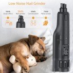 Rechargeable Dog Nail Grinder with LED & 6 Speeds
