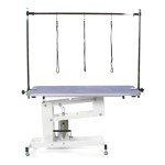 Heavy Duty Hydraulic Dog Grooming Table - Blue