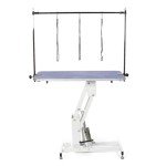 Heavy Duty Hydraulic Dog Grooming Table - Blue