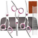 Professional Pet Grooming Scissors Set (6 Pieces)