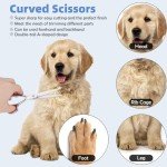 Professional Pet Grooming Scissors Set (6 Pieces)