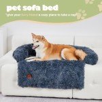 Calming Plush Sofa Bed Mat for Dogs