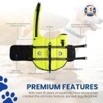 Paws Aboard Dog Life Jacket - Neon Yellow, X-Large