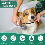 Black Waterproof Adjustable Dog Collars - 4 Pack