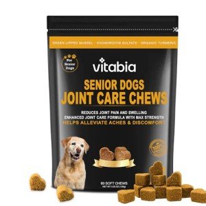 Senior Dog Joint Supplements with Glucosamine & Turmeric