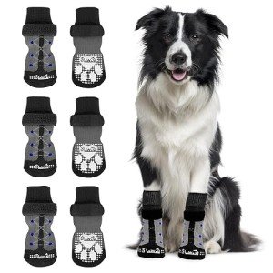 Anti-Slip Dog Socks - Paw Protection (3 Pairs)