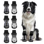 Anti-Slip Dog Socks - Paw Protection (3 Pairs)