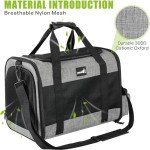 Pecute® Large Pet Carrier Bag for Dogs & Cats