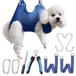 Dog Grooming Hammock and Nail Clipper Kit