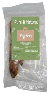 Natural Pig Feet Chews for Dogs - 1 Piece