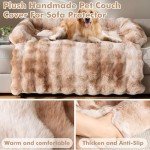 Cozy Gradient Dog Sofa Bed Mat - 90cm