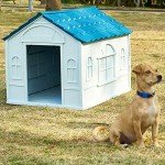 Weatherproof Extra Large Plastic Dog Kennel House