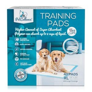 PetCellence Extra Large Puppy Pads - 40 Pack