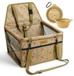 Pawpiz Small Dog Car Seat with Safety Belt