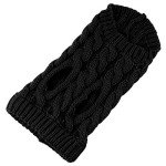 Cozy Turtleneck Sweater for Dogs - Black S