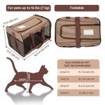 BELLA & PAL Foldable Pet Carrier Bag for Travel