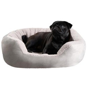 Soft Velvet Large Dog Bed with Non-Slip Base