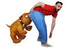 Inflatable Dog Bite Costume for Fun Dress-Up