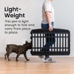 Iris Ohyama 8-Panel Lockable Dog Playpen