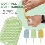 Silicone Pet Grooming Brush for Dogs & Cats