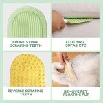 Silicone Pet Grooming Brush for Dogs & Cats