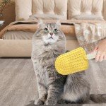 Silicone Pet Grooming Brush for Dogs & Cats