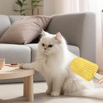 Silicone Pet Grooming Brush for Dogs & Cats