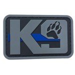Tactical K9 Patch with Hook Closure - Blue Line