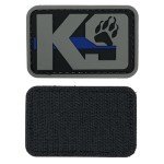 Tactical K9 Patch with Hook Closure - Blue Line