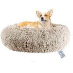 OKPOW Calming Donut Dog Bed for Large Dogs