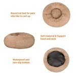 OKPOW Calming Donut Dog Bed for Large Dogs