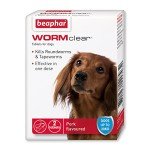 Beaphar WORMclear Worming Tablets for Dogs, Pork Flavor