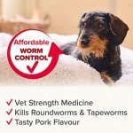 Beaphar WORMclear Worming Tablets for Dogs, Pork Flavor
