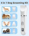 Cordless 4-in-1 Dog Grooming Clippers Kit