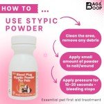 Pet Styptic Powder for Nail Trimming - 50g