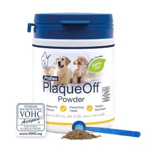 Natural Plaque Remover Powder for Dogs & Cats
