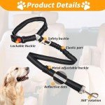 Adjustable Dog Car Seat Belts - 2 Pack