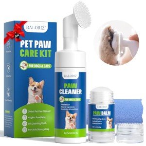 BALORIZ No Rinse Dog Paw Cleaner Kit