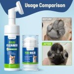 BALORIZ No Rinse Dog Paw Cleaner Kit