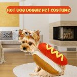 Hot Dog Costume for Dogs – Hamburger Design