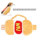 Hot Dog Costume for Dogs – Hamburger Design