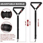 Adjustable Dog Car Seat Belt with Bungee 2 Pack