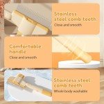 Pet Hair Removal Comb Set for Cats and Dogs